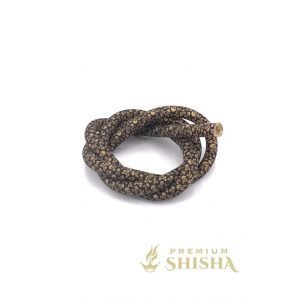 Manguera de silicona calaveras dorado